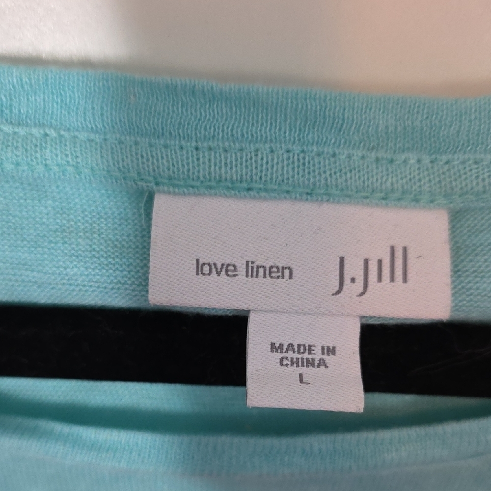 J. Jill Light Blue Tank Top - Picture 2 of 3
